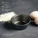 Baking form "Circle. Jacqueline ", 9 × 4 cm, anti -stick coating, black color