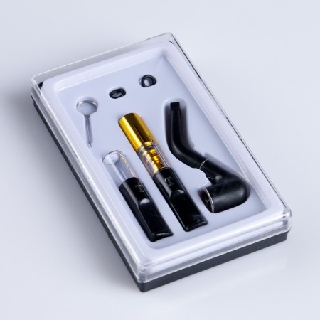 Set "smoke": mouthpiece, 2 pcs, seal, 2 pcs, tube, needle for cleaning, 12 x 7 cm-5
