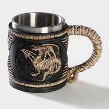 A mug made of stainless steel 