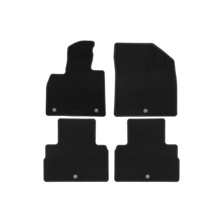 Rugs in the Econom salon for Hyundai Palisade, 2020-, crossover, 7 seats, 4 pcs., Textile