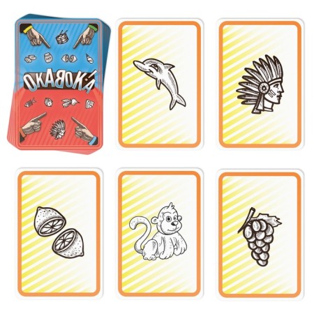 Board game "Okavok" compact version, 50 cards-2