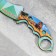 Souvenir weapons made of wood "Cerambit" 21 cm mix