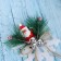Decoration New Year's "Snowflake" Grandfather Frost 10 cm