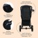Stroller walking children's maxima (indigo), removable bumper, black color