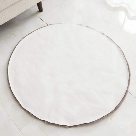 Plush mat Sofi de Marko, size 100x100 cm, chocolate color-6
