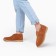 Mokasins are female, dark beige, size 37