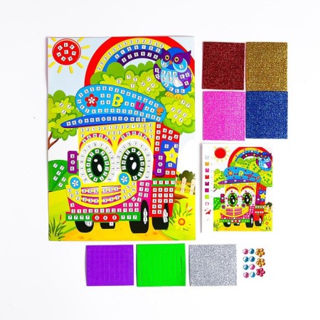 Mosaic Stylenaya "Fun Bus" Square, Rhil