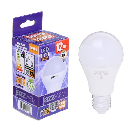 LED LED JAZZWAY, A60, E27, 12 W, 3000 K, PLED-SP