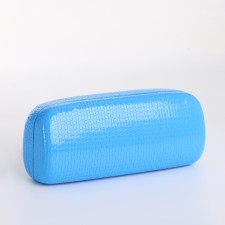 Case for glasses on the cracker, length 15 cm, blue color