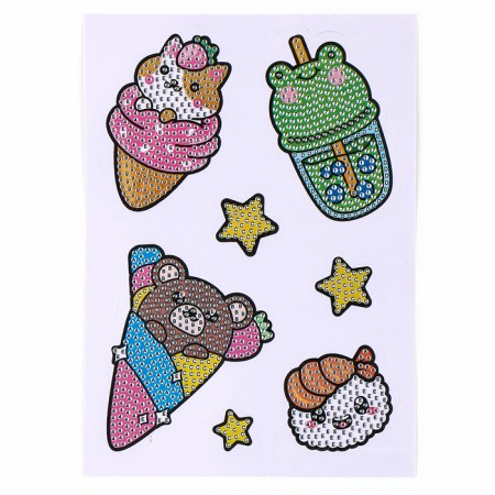 Diamond mosaic-sticker with full filling for children "kids", a set for creativity-3