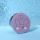 Folding mirror "Cutie", d = 7 cm, with an increase, artificial leather, color lilac color