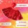 Carnival set "Winter Dragon", red color: wings, skirt and rim