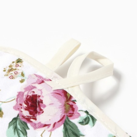 Kitchen set 2 pr. Dolyana flowers of roses. Group 17*17cm, mittens-seging 26*16cm, 100%HL-3