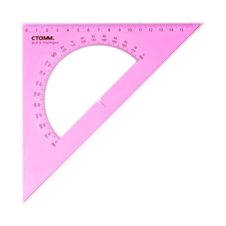 Triangle with a transporter 16 cm 45 ° Istanm "Neon Cristal", mix-2