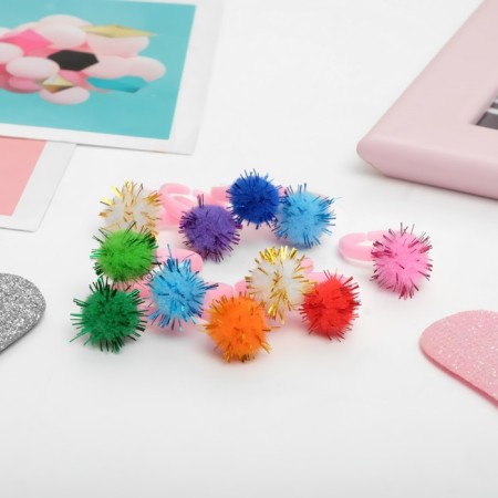 Children's ring "chosen" fluffy, mixing color, dimensionless