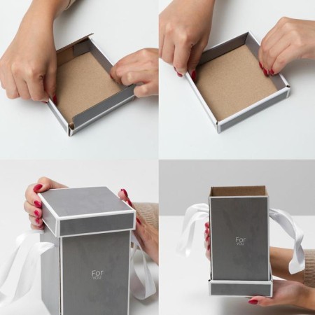 A set of boxes 3 in 1 "Lace", 10 × 18, 14 × 23, 17 × 25 cm-11
