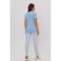 Female homemade set (sweatshirt and trousers), blue color, size 46