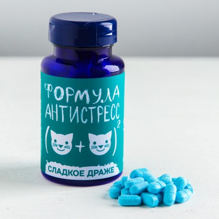 Drage sweets - tablets "Formula Antistress", 50 g.