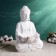 Steam for the little things "Buddha with lotus" Belaya, 19x17x32