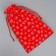 Bag gift canvas “Happy holiday”, snowflakes, 20 x 30 cm +/- 1.5 cm, New Year