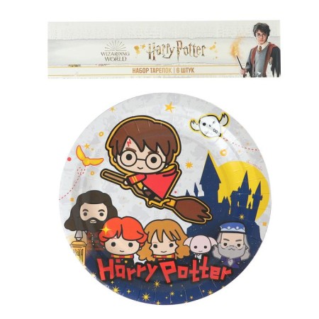 Paper plate "Harry Potter", 18 cm, 6 pcs.-1