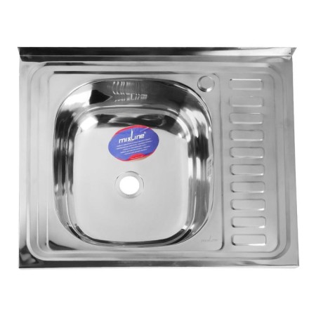 Kitchen Mixline Mixline 538190, invoice, thickness 0.4 mm, 60x50x16 cm, left, release 1 1/2 "
