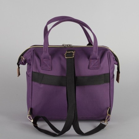 Bag-rug 2 in 1 on wheels 18 ", lightning department, external pocket, purple color-9