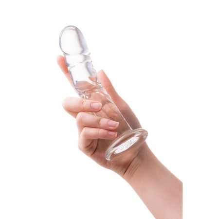 Unrealistic phallimitator Sexus Glass, glass, transparent, 19.5 cm-2