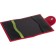 Gift set: cover for passport and key holder, red color