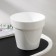 Kashpo for flowers with an insert "Porto", 2.4 liters, white color