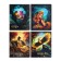 Notebook of 48 sheets in the cell "Exclusive. Skazov", cover shaky cardboard, glossy lamination, foil embossing, mix