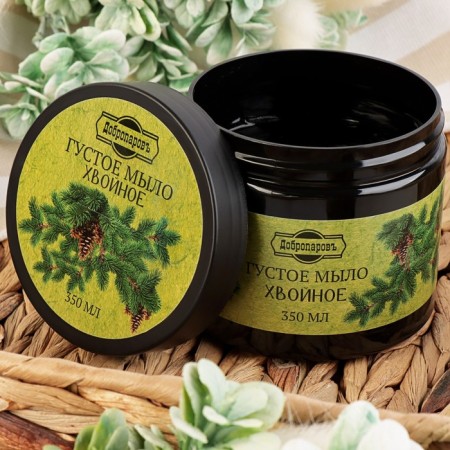 Folding soap for hair and body "coniferous", bath, benign