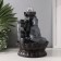 The desktop fountain from the network, backlight "Buddha at the cliff with bowls" gray 20x20x30 cm