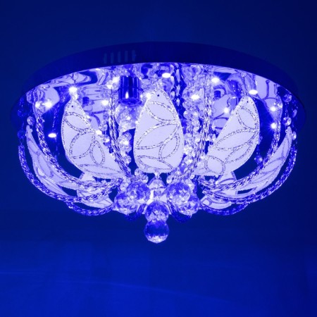 Svetogor chandelier "Moscow" 5x60W E27 LED lighting chrome 50x50cm-6