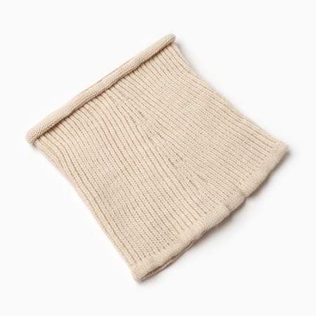 Scarf (snood), beige color