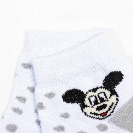 Socks Mickey Mouse, White, 12-14 cm-1