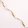 Plastic tape "Snowflakes", 1.2cm x 45m, gold