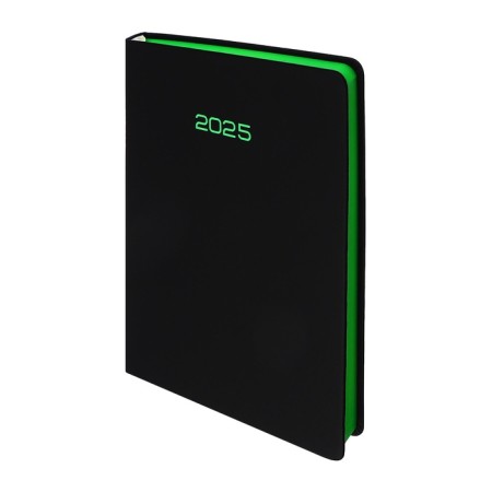 Dated diary 2025, Devente. Flag, A5 168 sheets, Devente. Duo, a hard cover to leatherette with foam rubber, silkography, perforation, liesse, block 70 g/m2-1