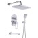 Lemark Prizma LM0462C shower system, single -leaf, tropical shower, watering can, hidden, chrome
