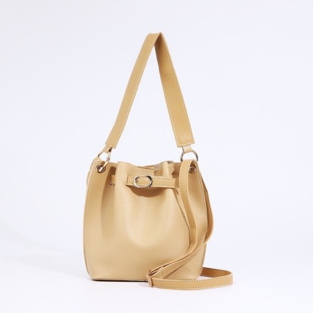 Cross-Bodi bag on a weight, beige color