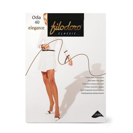 Women's tights Filodoro ODA, 40 DEN, size 5, color Nero-1