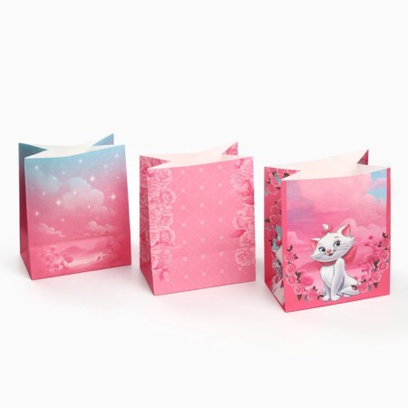 A set of craft packages with stickers, cats aristocrats, 18x22x12 cm-1