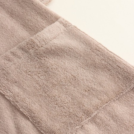 Tainted female bathrobe SL Home: Basic "Sabbia", size L, 100% cotton, 420 g/m2-9