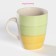 Ceramic shares mug "Sunflower", 360 ml, green color