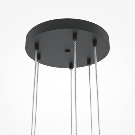 Suspension lamp Maytoni Mod172PL-06B, 6XG4, 20W, 130x340.7 cm, black color-2
