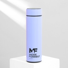 Thermos with a temperature indicator Mode Forrest, 500 ml purple, retains heat of 8-10 hours
