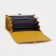 Women's wallet on magnets, yellow color