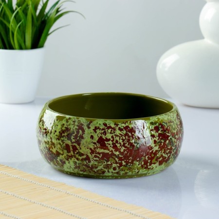 Baucus for baking "Russian" 0.9l / 16.5x6.5cm, malachite-2