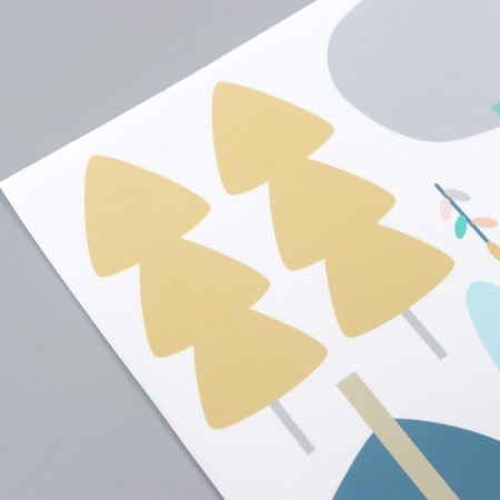Stick plastic interior color "Trees" 40x60 cm-2