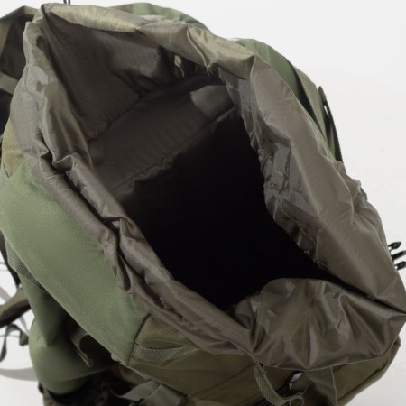 Tourist backpack, TAIF, 60 liters, puff, external pocket, 2 side pockets, olive color-3